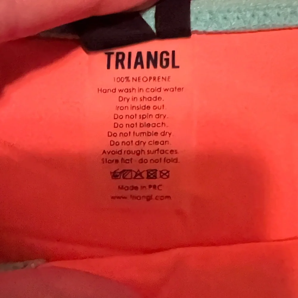 Triangl Swimwear - Orange and Mint Floral Bikini XS